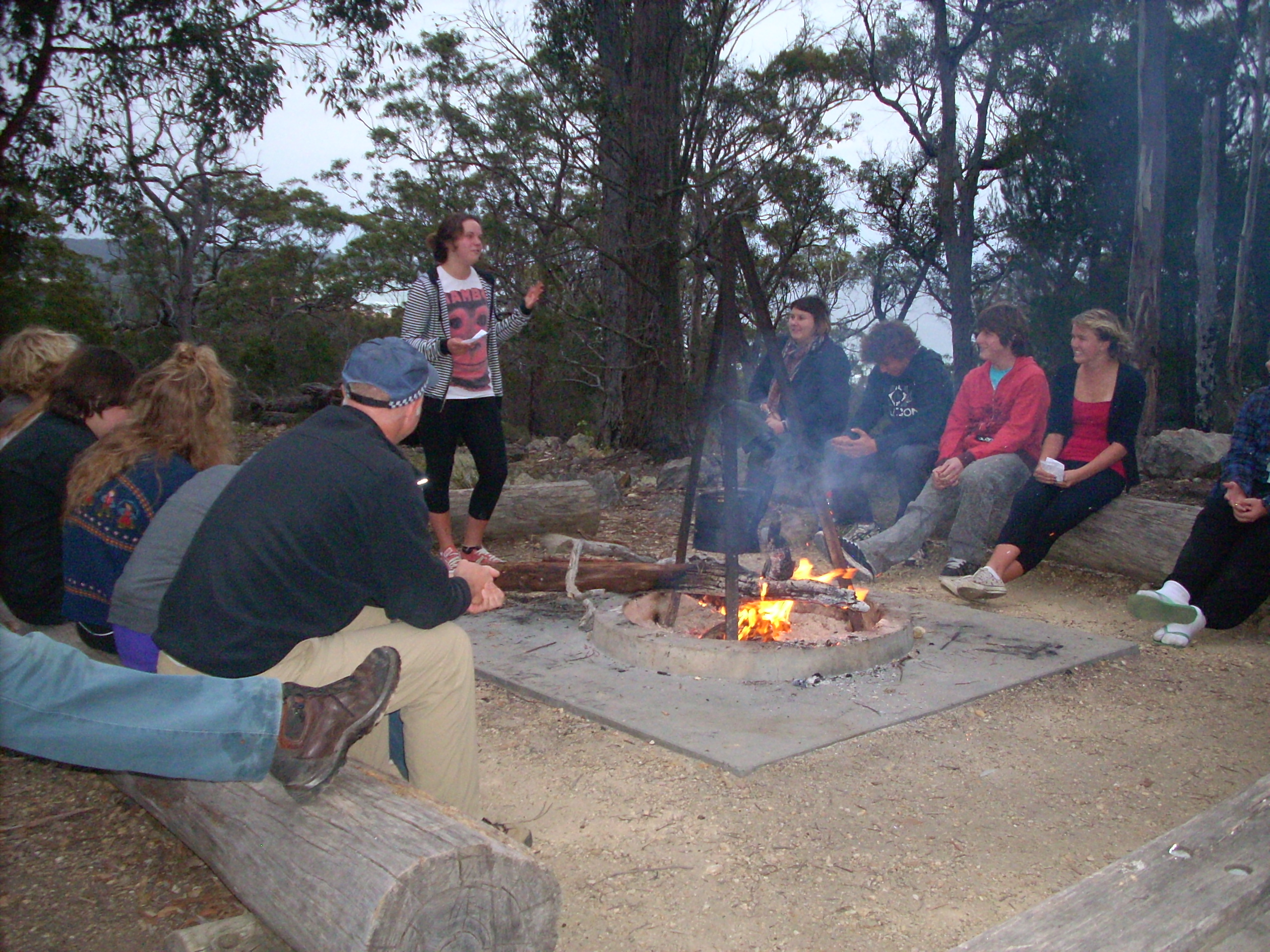 Camp at the Field Studies Huts