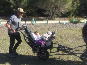 Using the TrailRider to explore Bournda National Park