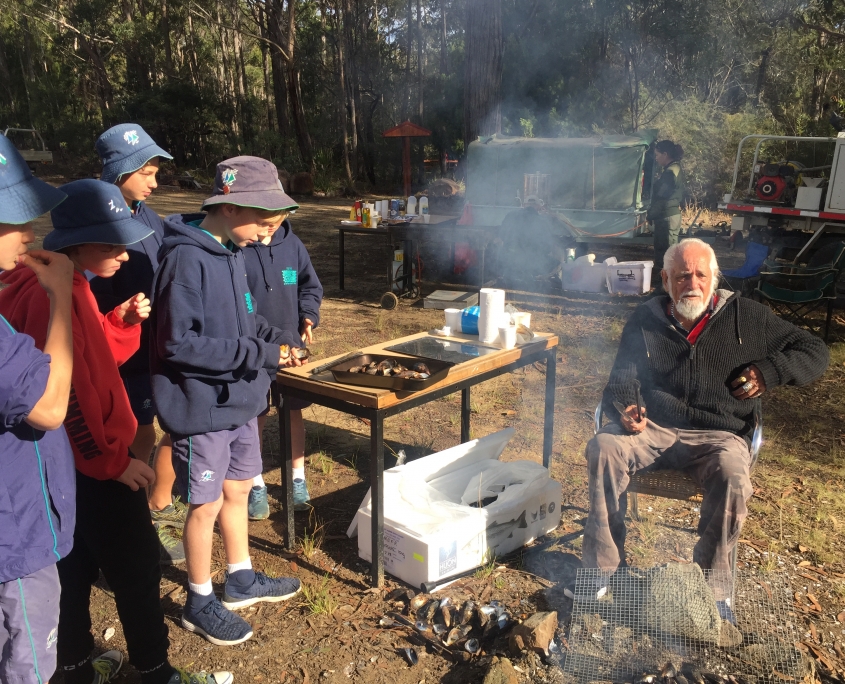 Uncle Ossie Stewart - check out my mussells!