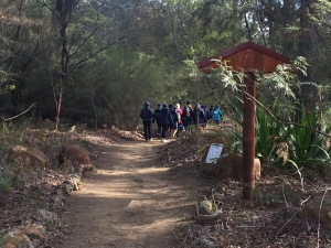 On the bush tucker trail at Jigamy.