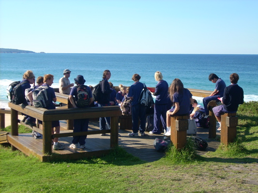 Students at Dolphin Cove